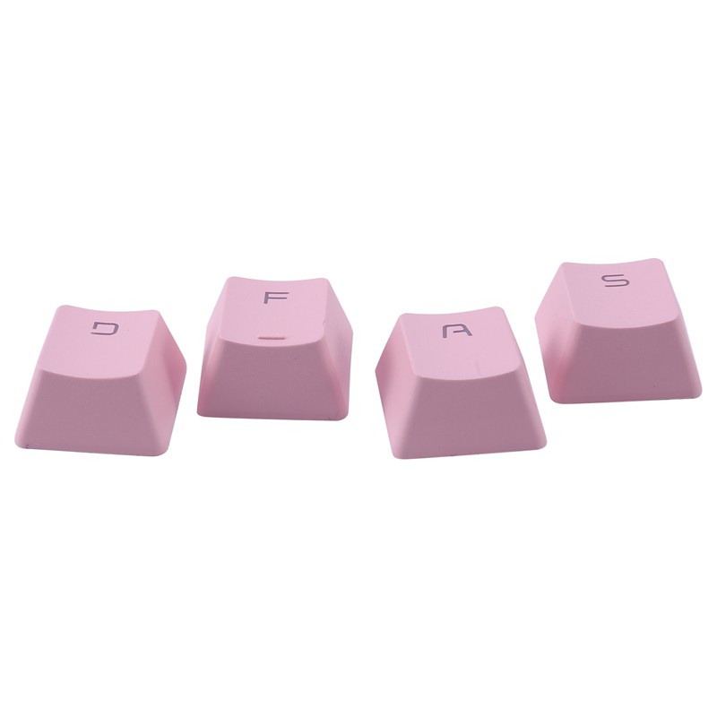 Keyboard Key Cap Single Pbt Transparent 104 Key ,Pink,for Ikbc Amilo