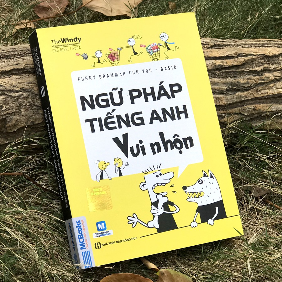 Sách - Funny Grammar For You - Basic - Ngữ pháp tiếng Anh vui nhộn(Bìa Vàng)