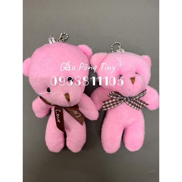 Teddy mini 11-13cm làm quà tặng/gấu nhí gói quà