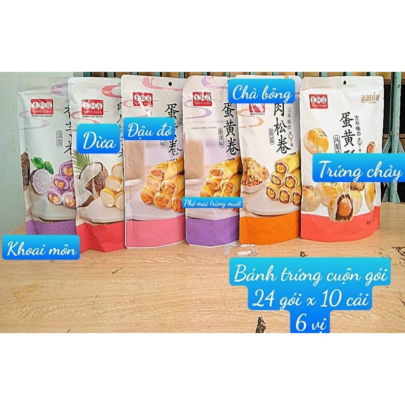 BÁNH BAO MÀN THẦU, BÁNH TRỨNG CÁC LOẠI