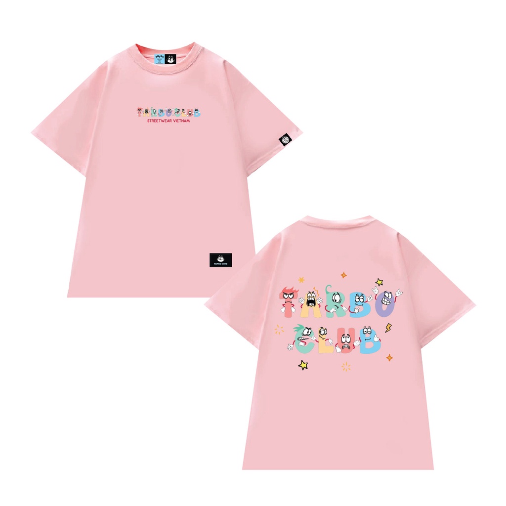 TEE NAUGHTY ÁO THUN TAY NGẮN NAM NỮ TARBO ÁO THUN TAY NGẮN NAM NỮ Outfit Cotton 100%