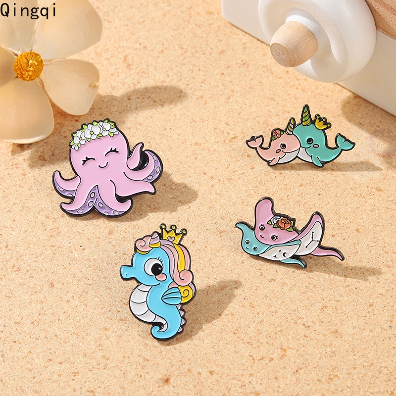 Ghim cài áo Miss Zoe hình động vật hoạt hình dễ thương