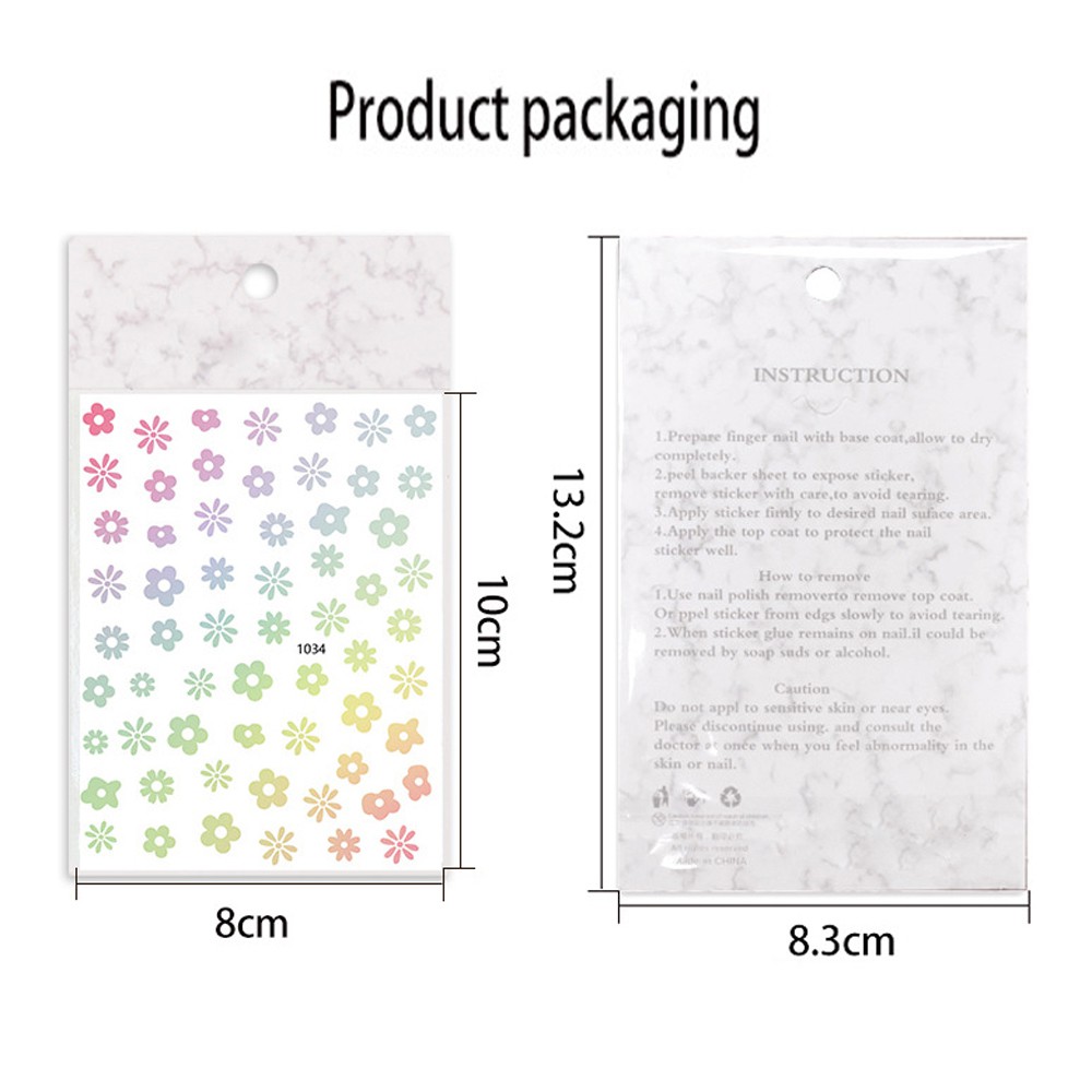 [Hàng mới về] Miếng dán trang trí móng tự dính hình thỏ phong cách Hàn Quốc đáng yêu