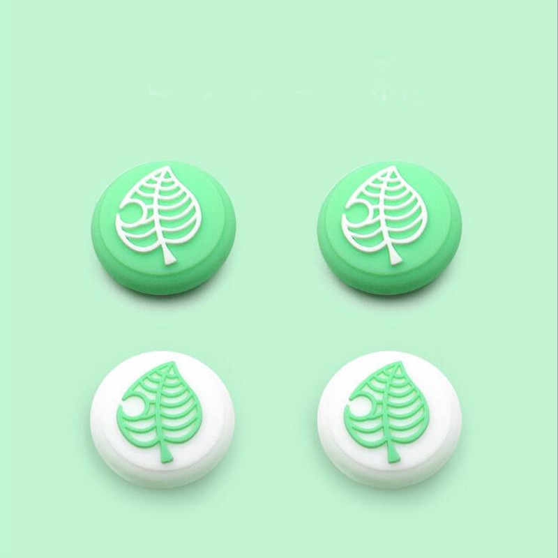 Animal Crossing Silicone Joystick Thumb Caps for Nintendo Switch NS / Lite Joy-Con Stick Grip Analog Cover Case 2Pcs