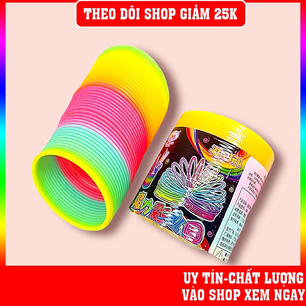 Lò xo cầu vồng loại lớn🌈FREESHIP🚛Có video thật🎥Lò xo cầu vồng loại lớn cực đẹp giá rẻ