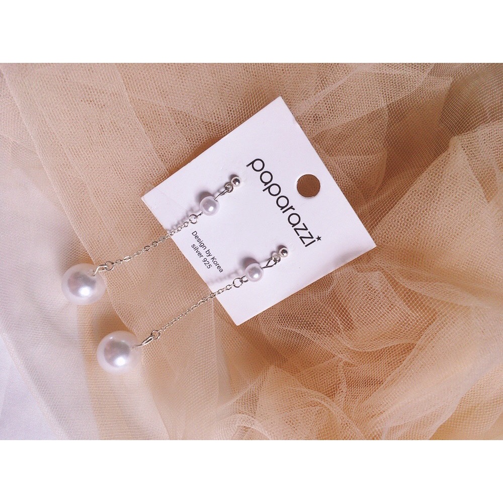 Bông tai Ngọc dáng dài phong cách  Hàn Quốc giá hạt rẻ