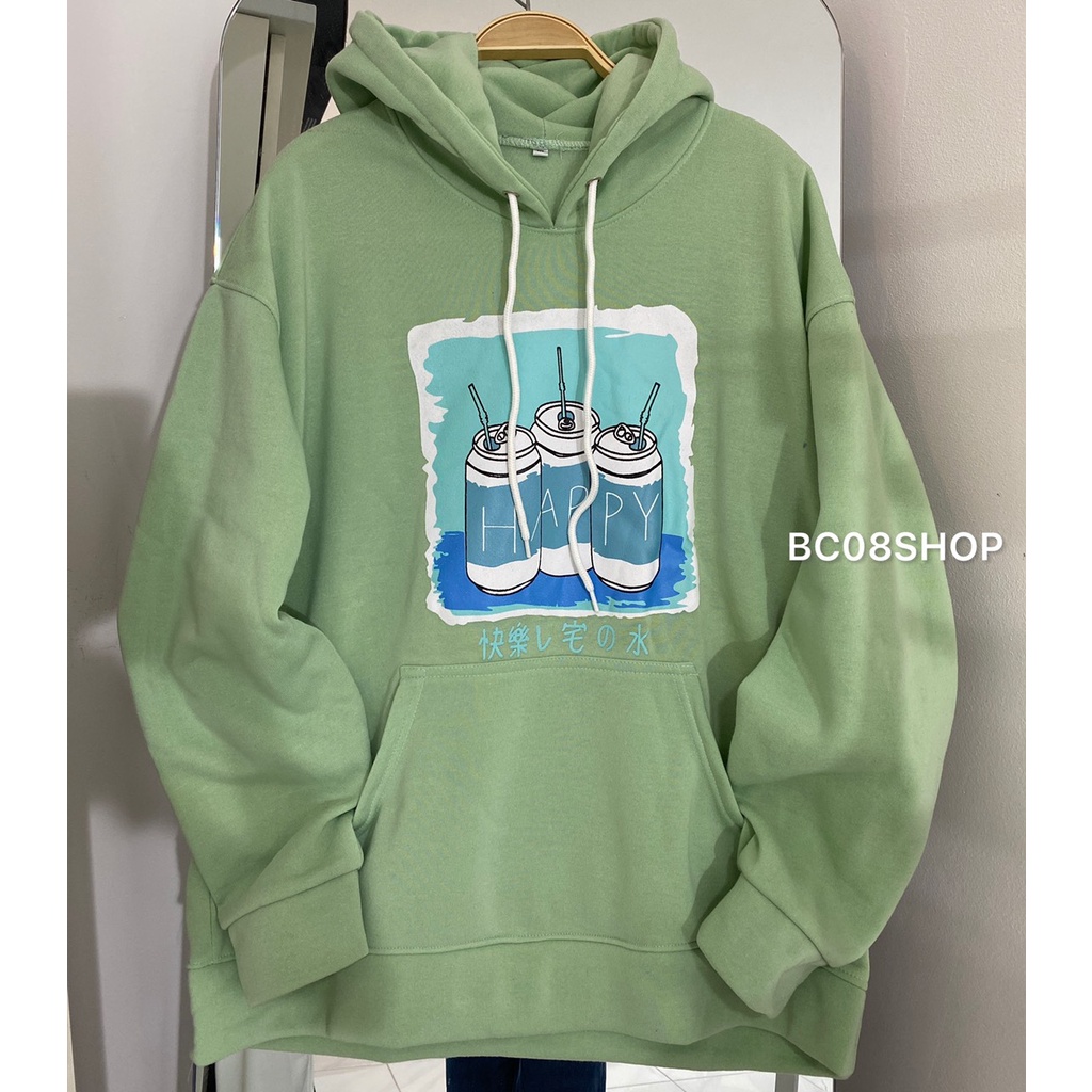 Áo hoodie form rộng Unisex phong cách Hàn Quốc năng động cho cặp đôi (4 MÀU) BC300