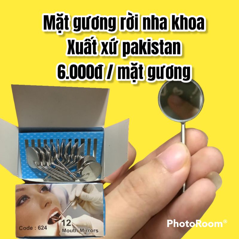 Mặt gương rời nha khoa