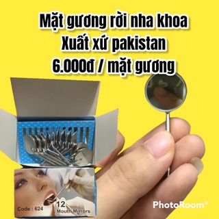 Mặt gương rời nha khoa