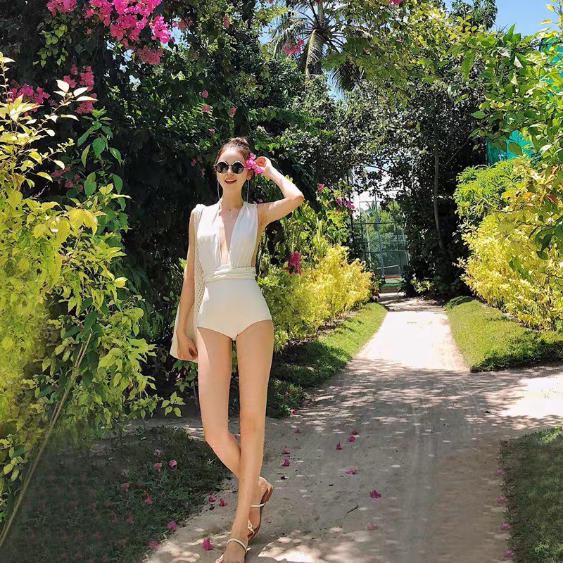 BIKINI 1 MẢNH BUỘC EO - ẢNH THẬT Ở CUỐI