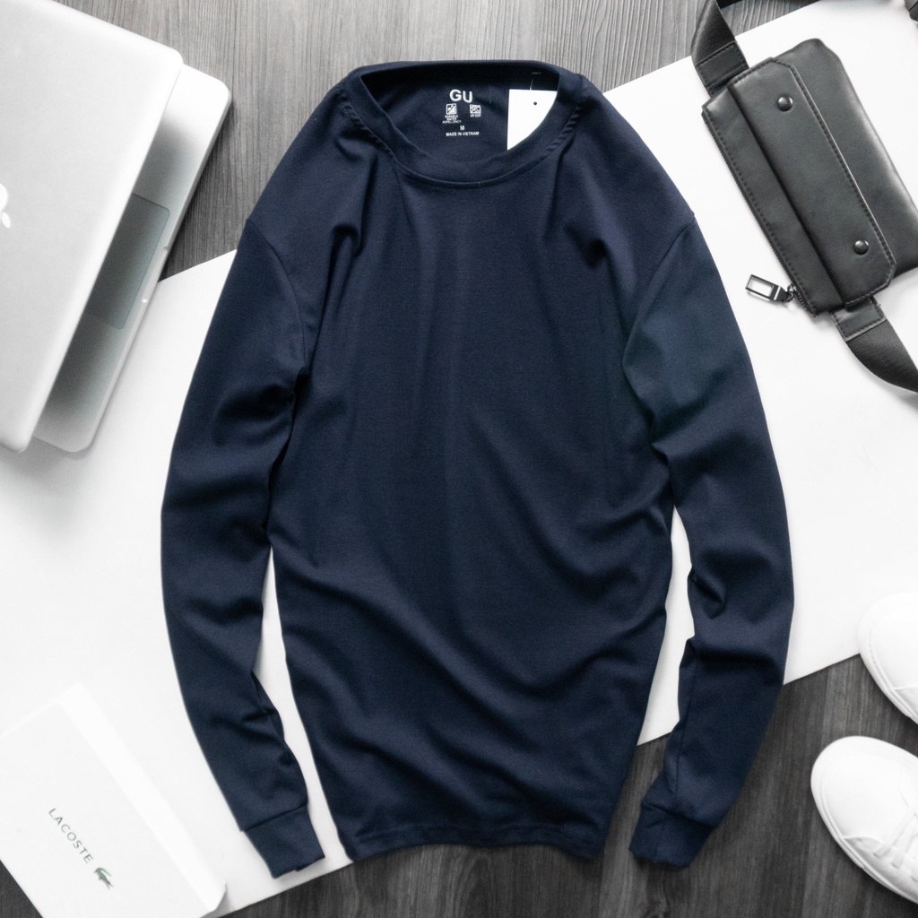 Áo Thun Giữ Nhiệt GU Hàng Xuất - Vải Cotton Mềm Xịn | BigBuy360 - bigbuy360.vn
