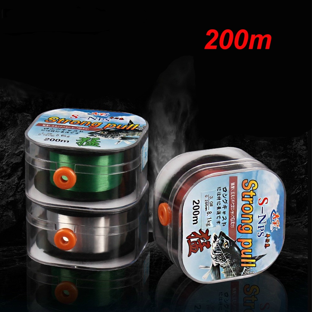 Cuộn dây câu cá 200m chất lượng cao tùy chọn màu sắc