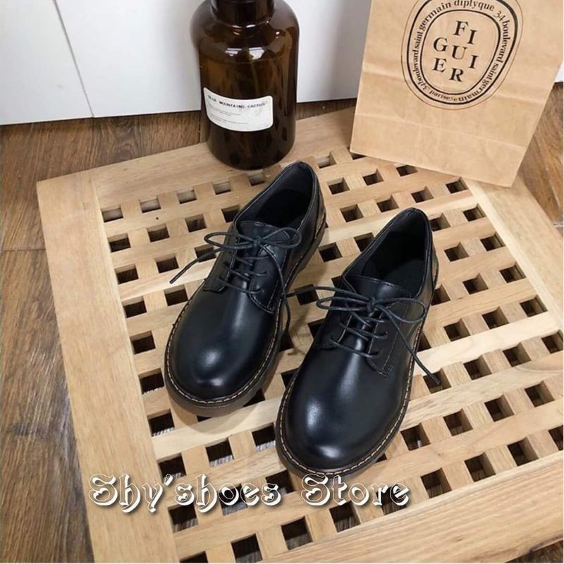 (CÓ SẴN) Giày oxford cột dây phong cách vintage| hot 2020| đế 3cm| numsvip freeship extra | BigBuy360 - bigbuy360.vn