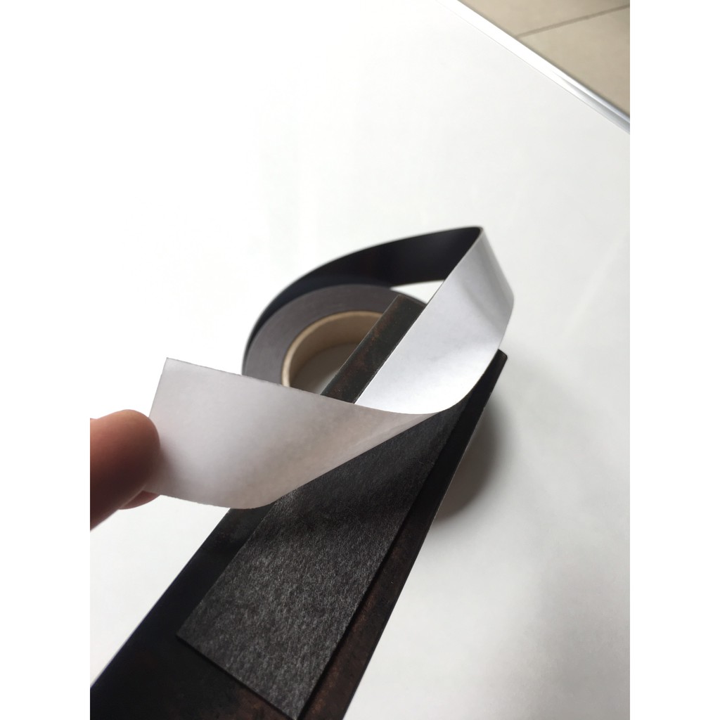 Cuộn Băng Keo Nam Châm Dẻo -  Dài 5m x 2.5cm x 1mm, Dải Cao Su Từ Tính