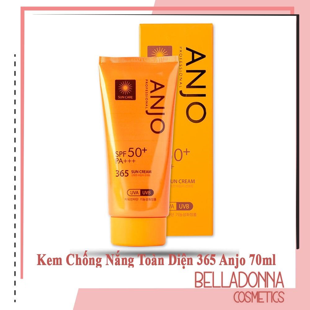 Kem Chống Nắng Toàn Diện Anjo 365 Sun Cream SPF50+PA+++ 70g