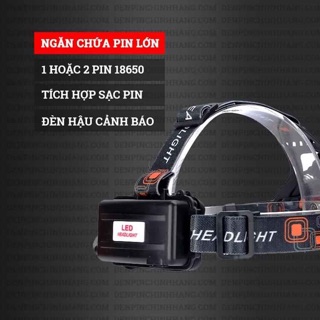 Đèn pin đội đầu 5 bóng Led siêu sáng