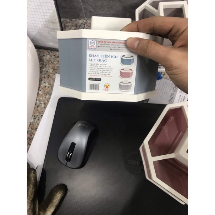 KHAY TIỆN ÍCH 6 NGĂN, HÌNH LỤC GIÁC ĐA NĂNG NHỰA VIỆT NHẬT cao cấp