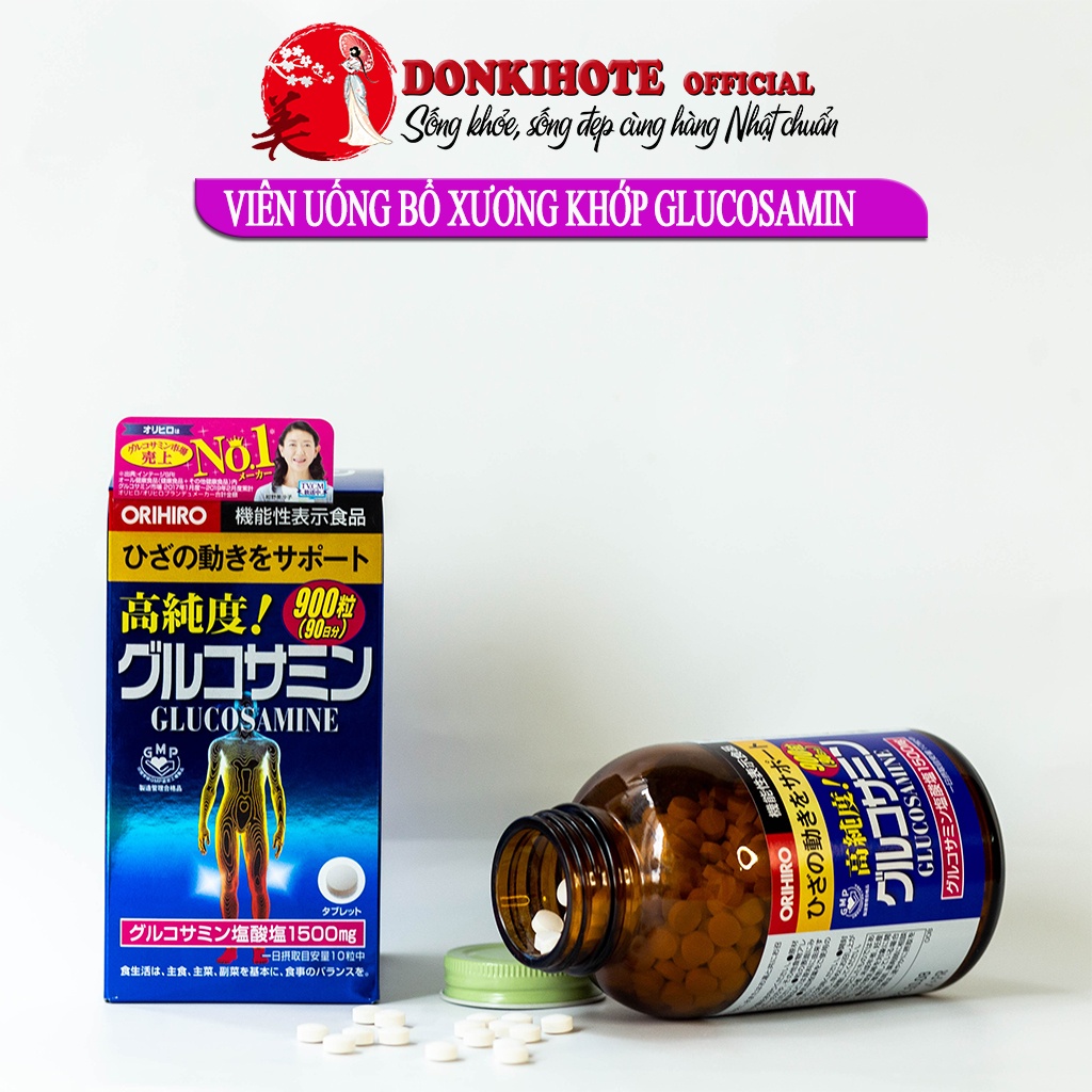 Bổ xương khớp, viên uống glucosamine Orihiro Nhật Bản 900 viên