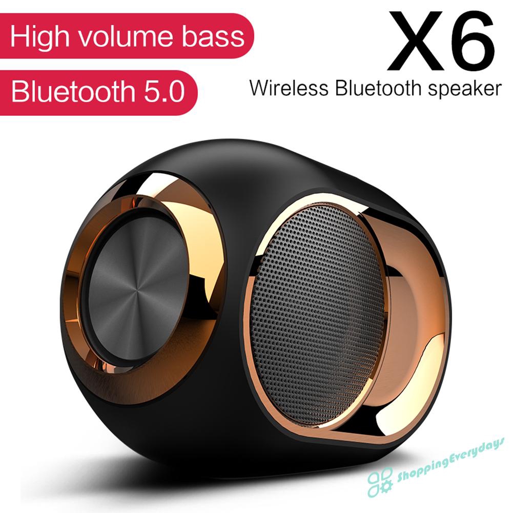 Loa Bluetooth Không Dây X6 Âm Thanh Sống Động Chất Lượng Cao