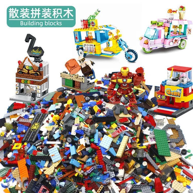 Tương thích với các khối xây dựng kiểu Lego, cân catties và lắp ráp hạt nhỏ, xếp hình, đồ chơi xe cơ khí cho trẻ