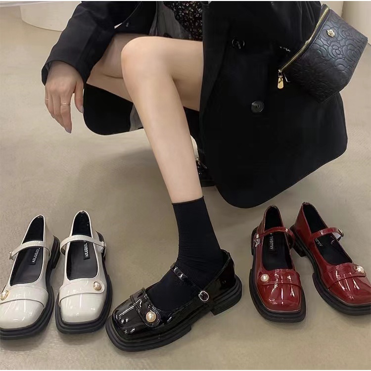 Giày Mary Jane Thời Trang Thu Đông 2022 Dành Cho Nữ