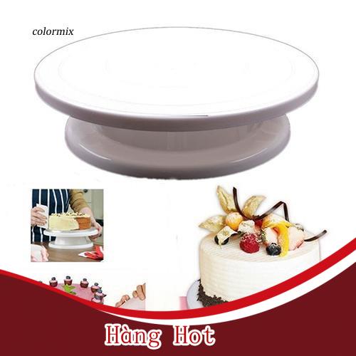 Bàn đế xoay làm bánh kem tiện dụng