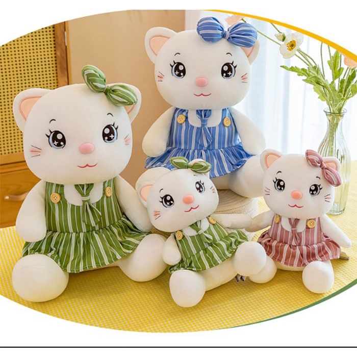 Gấu Bông Mèo Váy Bồng Bềnh Cho Bé Cao Cấp - Gấu Bông Babe