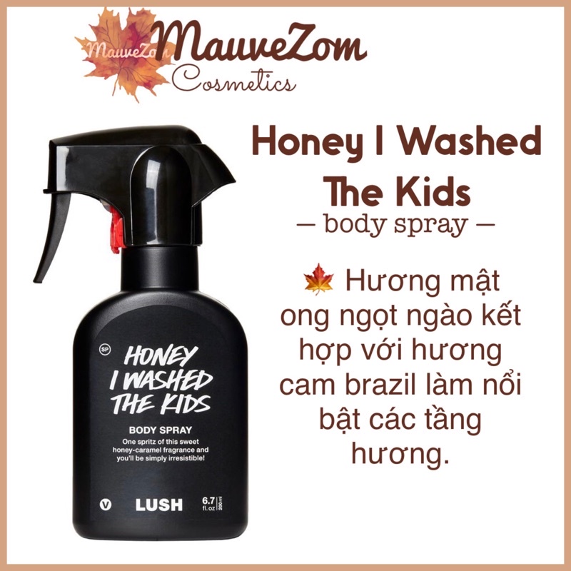 LUSH HONEY I WASHED THE KIDS BODY SPRAY