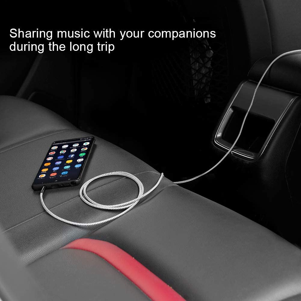 Dây Cáp Âm Thanh Aux Dc 3.5mm Dài 1m Chuyên Dụng Cho Ipods / Iphones / Ipads