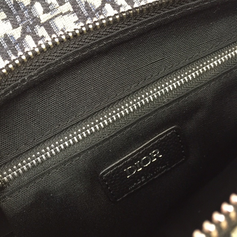 Túi yên ngựa đeo chéo vải canvas in hoạ tiết chữ nam nữ đều dùng được dior CD