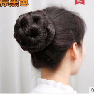 ❤️ Búi Tóc Giả Hoa Tròn Cao Cấp