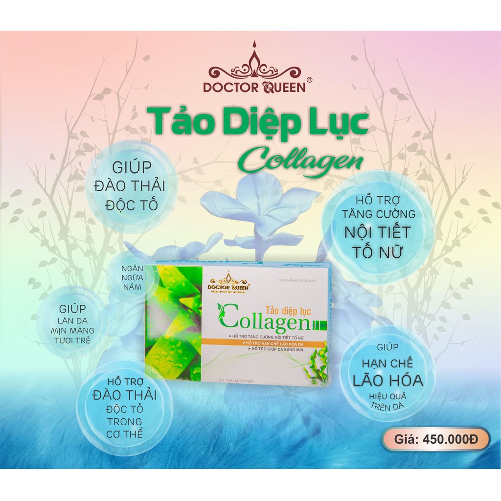 Tảo diệp lục collagen Doctor Queen