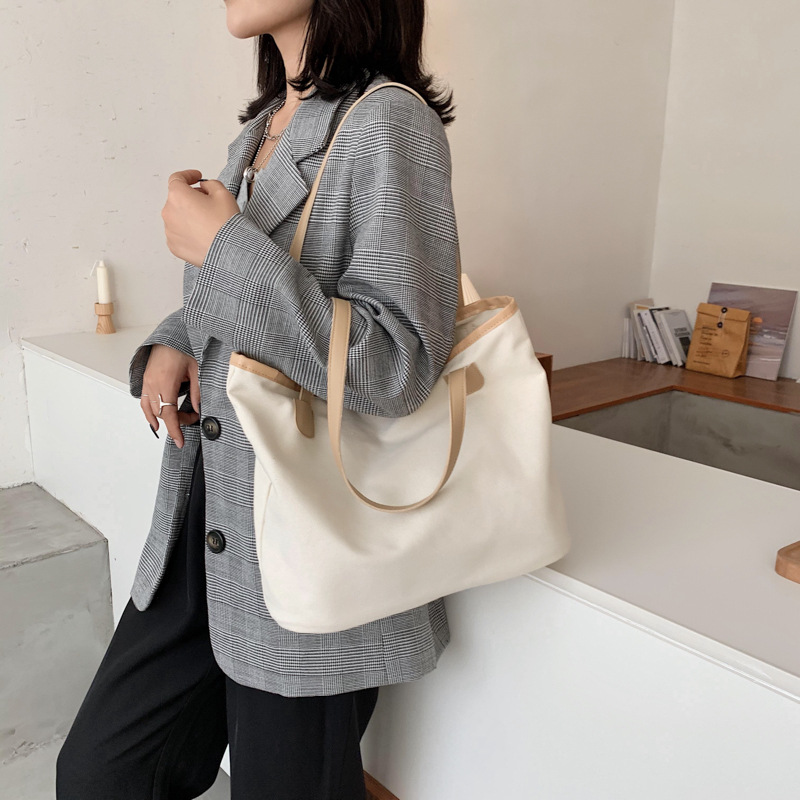 Túi xách nữ IELGY chất liệu vải bạt phong cách Hàn Quốc thời trang