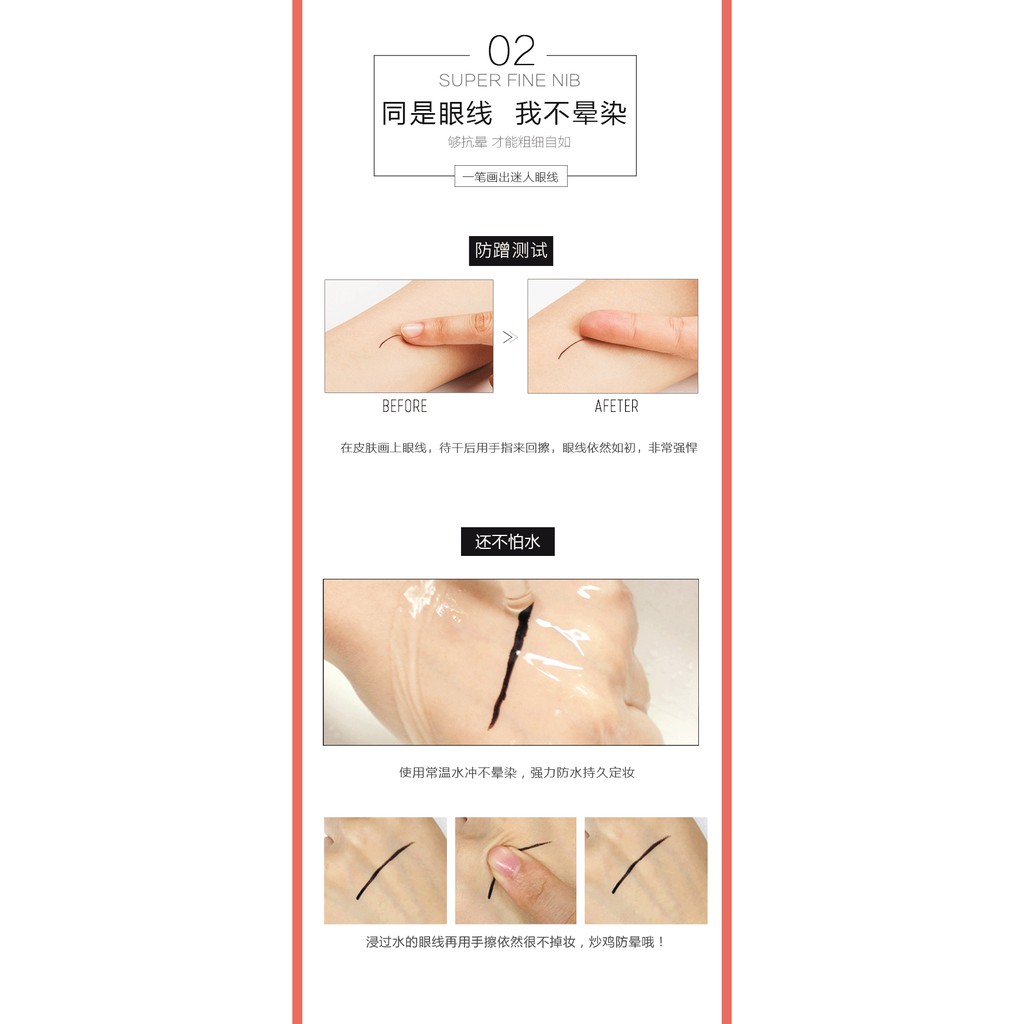 Kẻ mắt nước không lem, không trôi WODWOD Hộp xịn xò - Hàng nội địa Trung