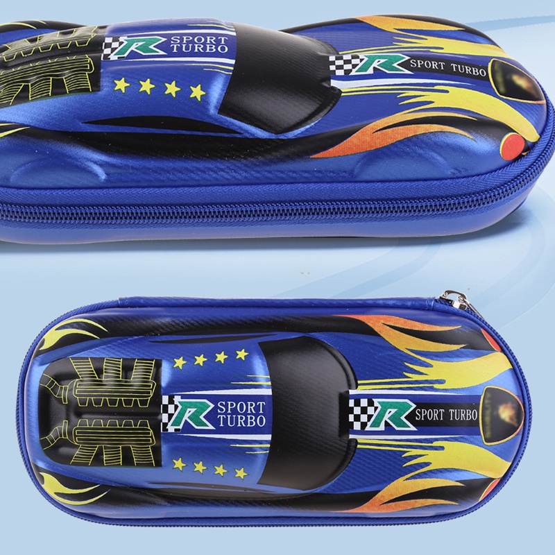 Túi Đựng Bút Họa Tiết Hoạt Hình Sức Chứa Lớn Có Khóa Kéo Kèm Ngăn Đựng Đồ Ẩn