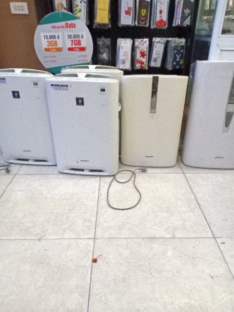 Máy lọc không khí 220v bù ẩm tạo ion Sharp 45w