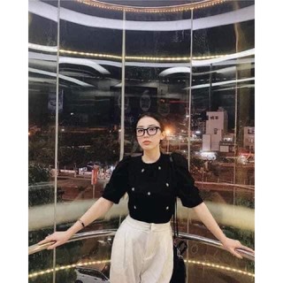 Áo tiểu thư đính đá ( Hoàng bảo ngân)