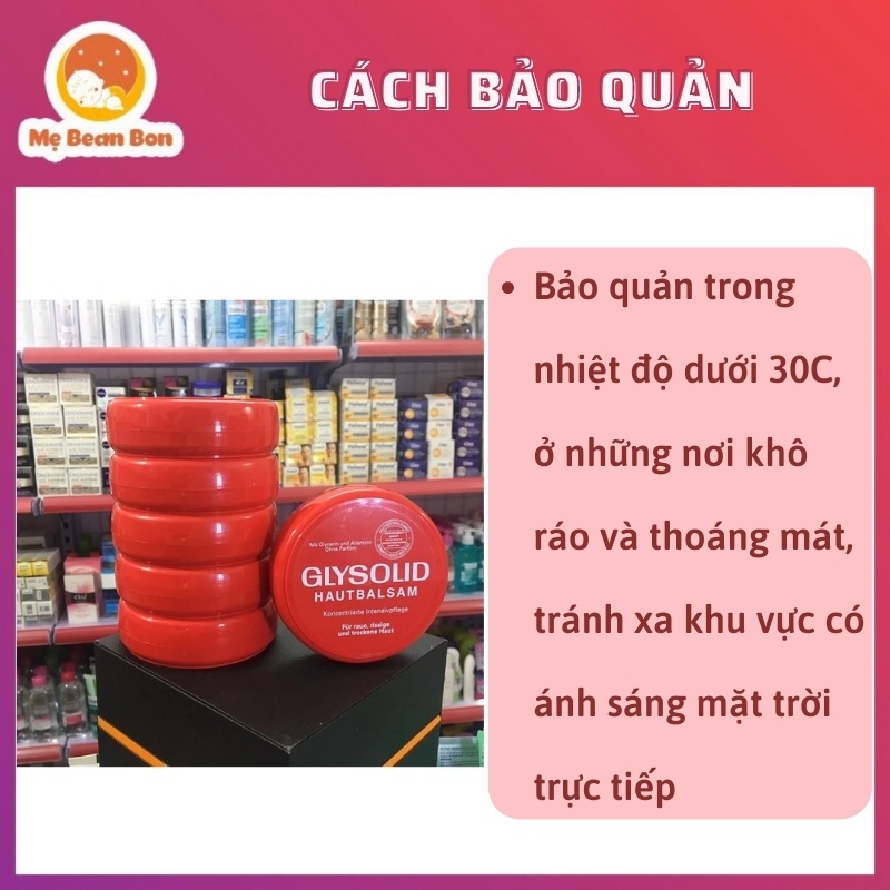 Kem Chống Nẻ Glysolid, Kem Chống Nứt Gót Chân, Á Sừng Tay 100ml Hàng Chuẩn Đức