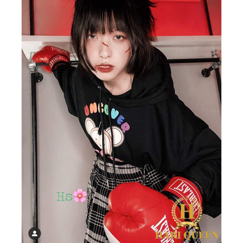 Áo hoodie khỉ Uncover HSU0820