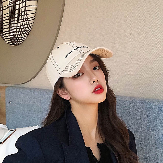 Mũ lưỡi trai thời trang nón kết nam nữ đẹp cá tính giá rẻ màu đen trắng SUMICAP
