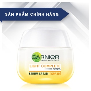 Kem dưỡng serum sáng da ban ngày Garnier Light Complete Vitamin C SPF30 50ml