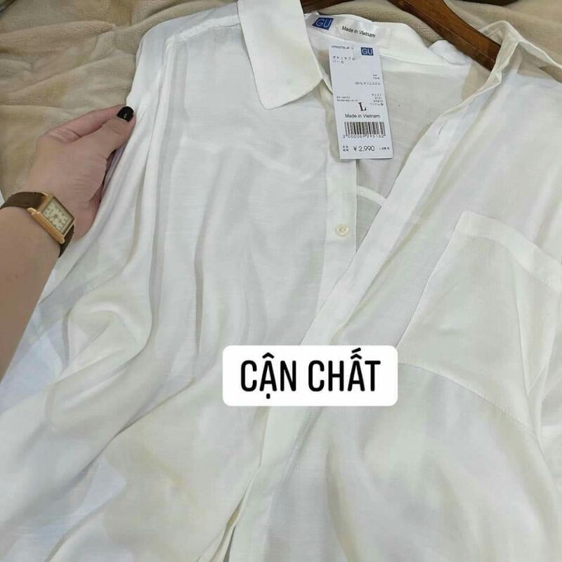 Áo sơ mi form rộng xuất dư