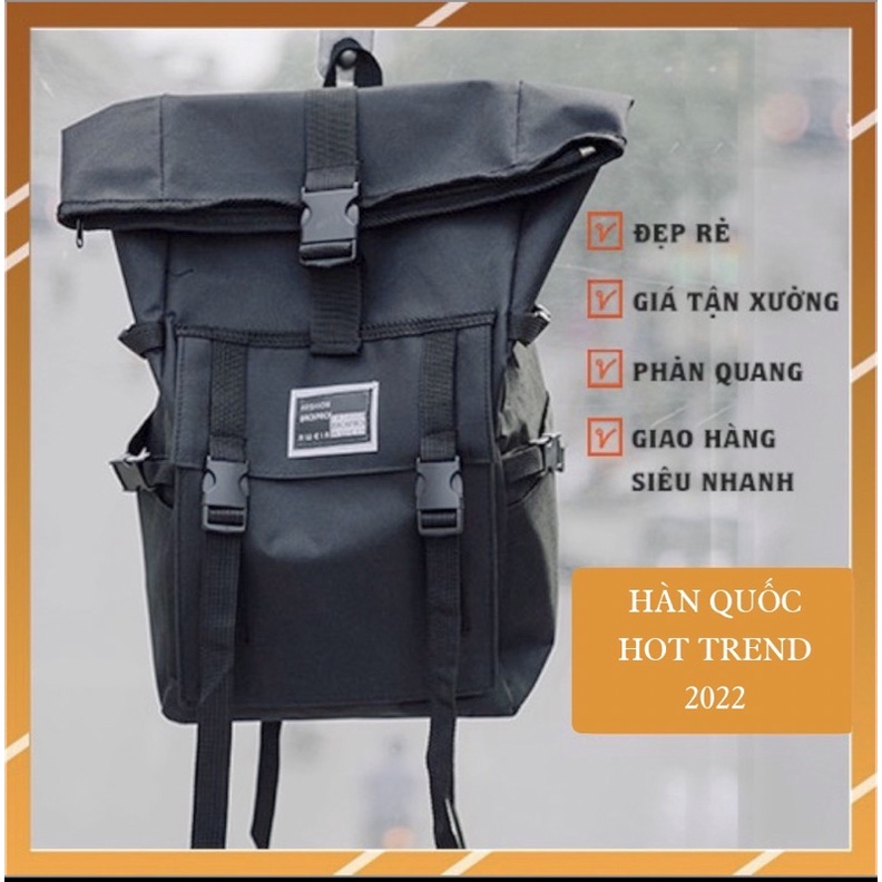 Balo phản quang (chống nước), bền, đẹp, tiện ích, đựng laptop, sách vở, quần áo, du lịch, phượt
