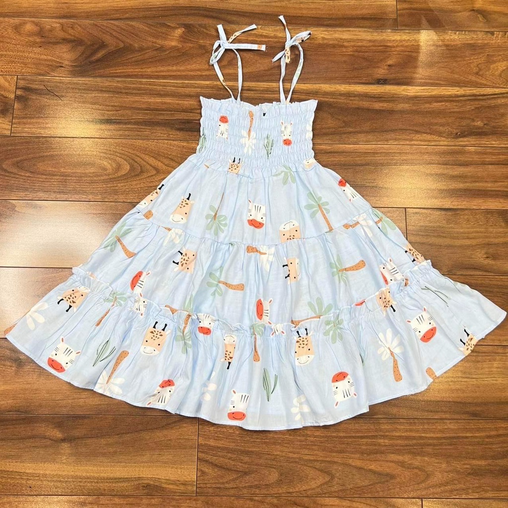 Đầm 2 dây maxi bé gái D220722
