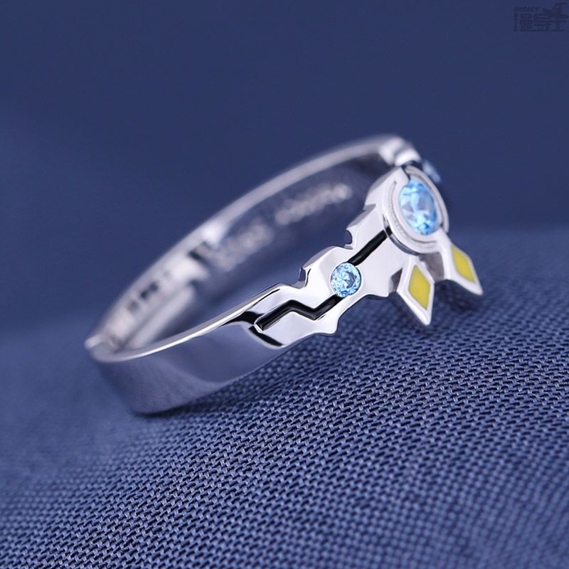 Nhẫn Trang Sức Màu Bạc Họa Tiết Hoạt Hình NO GAME NO LIFE