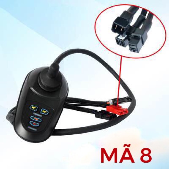 (sẵn mã 6)joystick 45A - tay điều khiển xe lăn điện