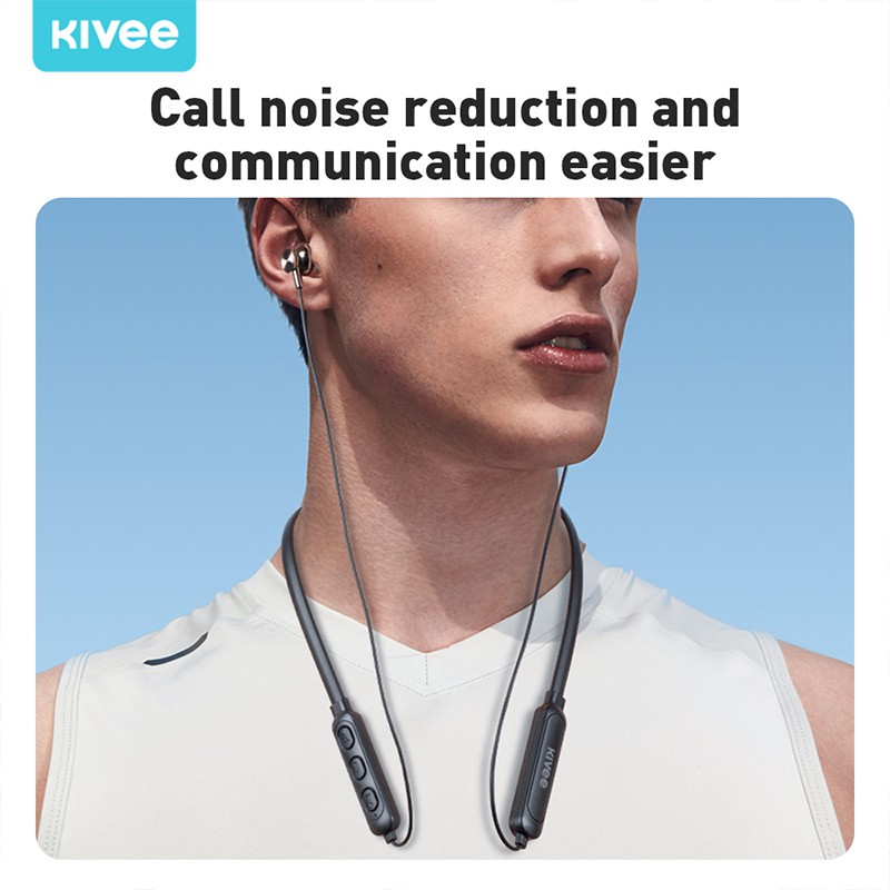 Kivee-TW63  Tai nghe bluetooth không dây Thể thao Có mic sử dụng đầy đủ chức năng nghe, gọi và chơi game