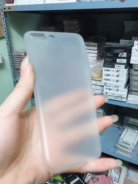 🌟CHÍNH HÃNG🌟 ỐP LƯNG BASEUS SIÊU MỎNG MỜ 0,3MM IPHONE 7 / 8 PLUS ( NHƯ MEMUMI )