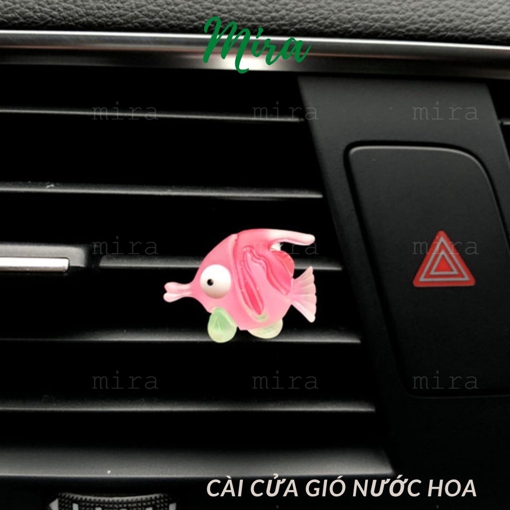 Cài Cửa Gió Điều Hòa Xe Hơi Cá Biển Cua Bạch Tuộc Hoa Kẹp Trang Trí Xe Ô Tô MIRA-OTO8013