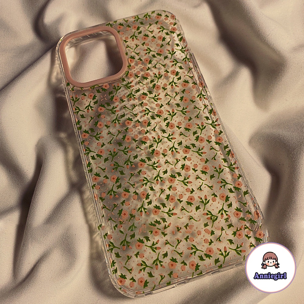 Ốp điện thoại từ TPU dẻo trong suốt họa tiết hoa hồng cổ điển chống bám vân tay cho IPHONE 13 12 11 PRO MAX 7 PLUS